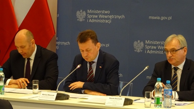 Wypowiedź ministra spraw wewnętrznych i administracji Mariusza Błaszczaka podczas posiedzenia plenarnego Komisji Wspólnej Rządu i Samorządu Terytorialnego