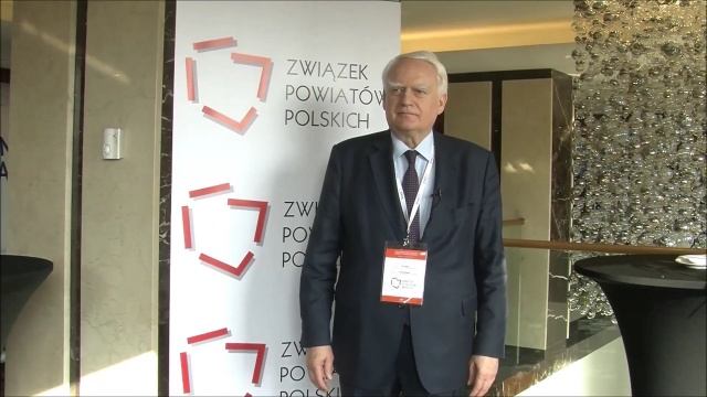 Olgierd Dziekoński podczas XXIII Zgromadzenia Ogólnego Związku Powiatów Polskich, które odbyło się 10-11 kwietnia 2018 r. w Warszawie.