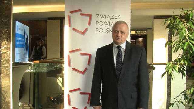 Leszek Świętalski podczas XXIII Zgromadzenia Ogólnego Związku Powiatów Polskich