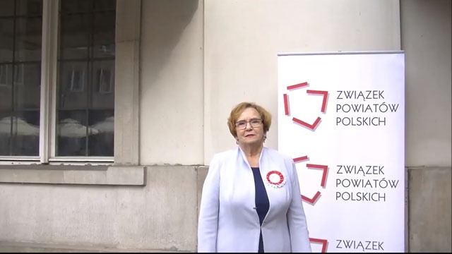 Janina Kwiecień, Wiceprezes Zarządu ZPP, Starosta Kartuski podczas Zgromadzenia Jubileuszowego ZPP