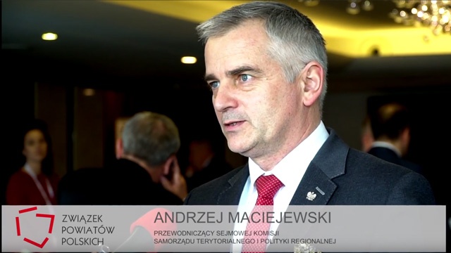 Przewodniczący Komisji Sejmowej Andrzej Maciejewski podczas XXV Zgromadzenia Ogólnego ZPP