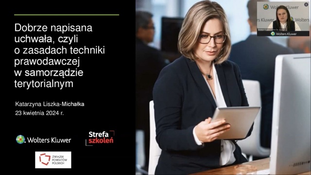 Dobrze napisana uchwała, czyli o zasadach techniki prawodawczej w samorządzie terytorialnym - webinar